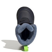adidas Winterstiefel Winterplay I (Nylon, Futter, Schmutzfang, Klettverschluss) dunkelblau Kleinkinder
